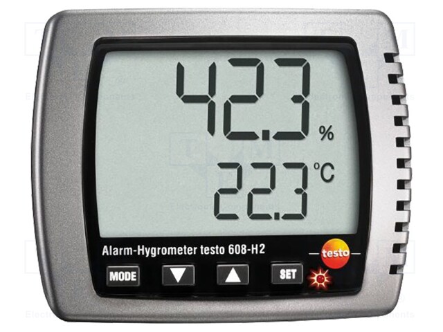 Thermo-hygrometer; -10÷70°C; 2÷98%RH; Accur: ±0,5°C