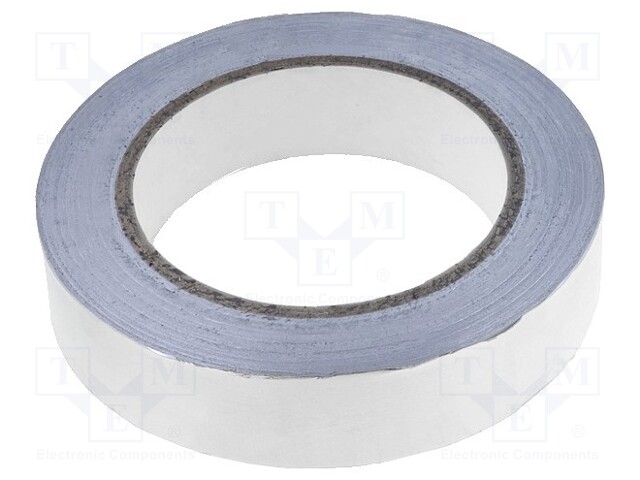 Tape: electrically conductive; W: 25mm; L: 33m; D: 0.078mm; acrylic