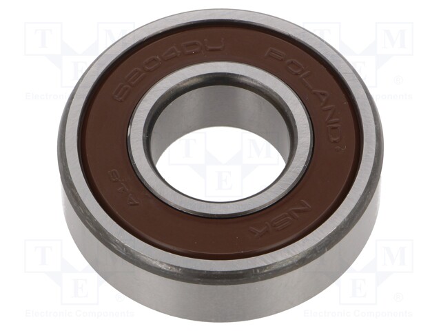 Bearing: ball; Øint: 20mm; Øout: 47mm; W: 14mm; bearing steel