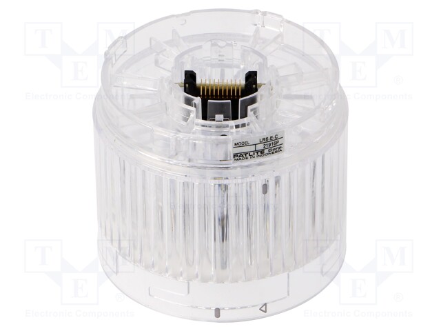 Signaller: lighting; LED; white; 24VDC; IP65; Ø60x50mm; LR6