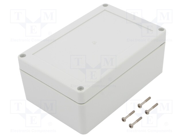 Enclosure: multipurpose; X: 100mm; Y: 150mm; Z: 60mm; ZP; light grey