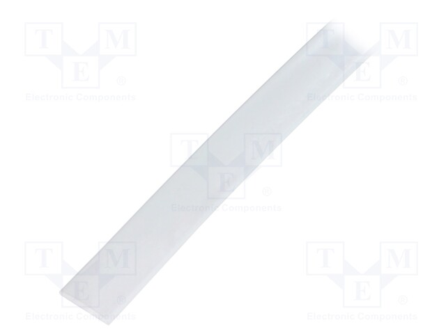 Heat shrink sleeve; flexible; 2: 1; 9.5mm; L: 10m; transparent