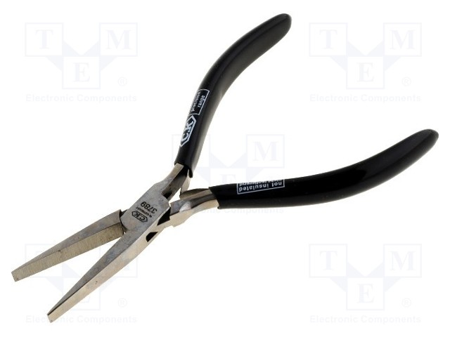 Pliers; flat,elongated; 145mm