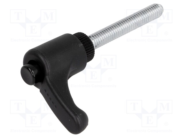 Lever; adjustable; Thread len: 40mm; Lever length: 30mm; -30÷130°C