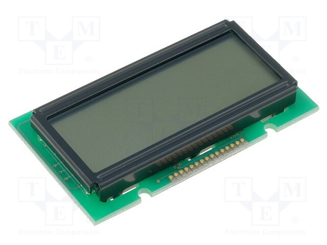 Display: LCD; alphanumeric; FSTN Positive; 12x2; yellow; LED