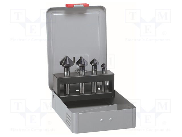 Countersink; high speed steel cobalt HSS-Co; 4pcs.