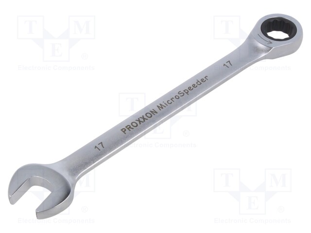 Wrench; combination spanner; 17mm; MicroSpeeder