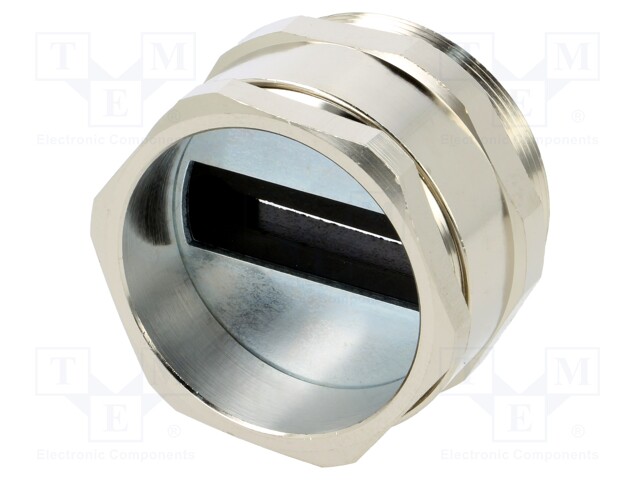 Cable gland; for flat cable; PG42; IP54; Mat: brass