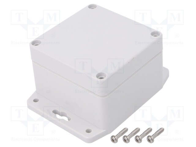 Enclosure: multipurpose; X: 80mm; Y: 82mm; Z: 55mm; with fixing lugs