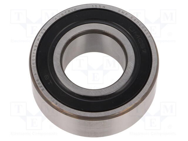 Bearing: double row ball; angular contact; Øint: 30mm; Øout: 62mm