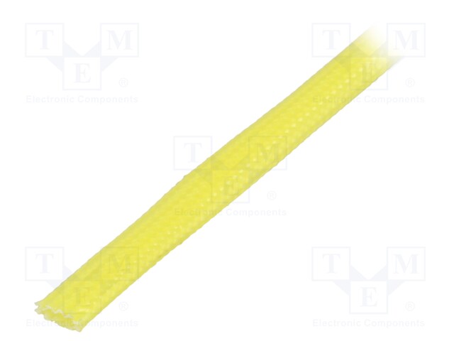 Insulating tube; yellow; -30÷155°C; Øint: 2.5mm; L: 10m; 3kV/mm