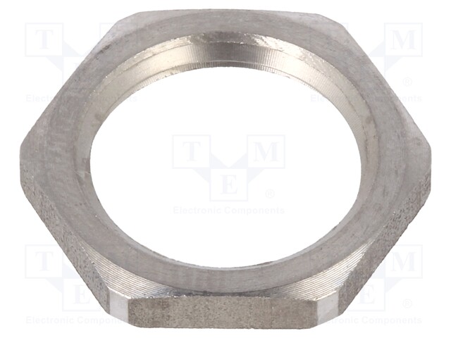 Nut; PG9; stainless steel; 22mm; Thread: PG; Man.series: GM-INOX