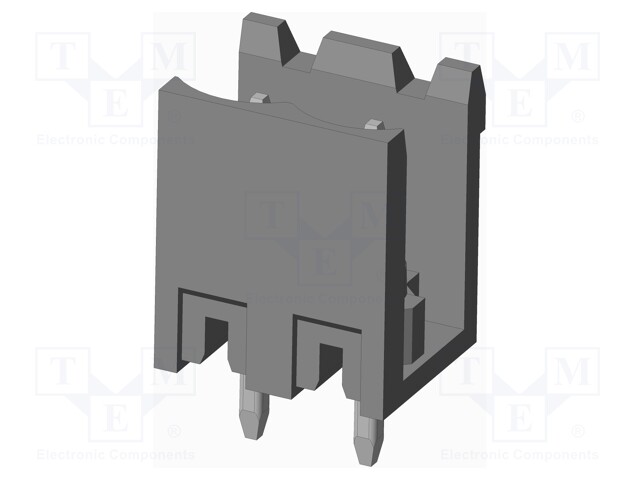 Connector: pluggable terminal block; socket; male; on PCBs