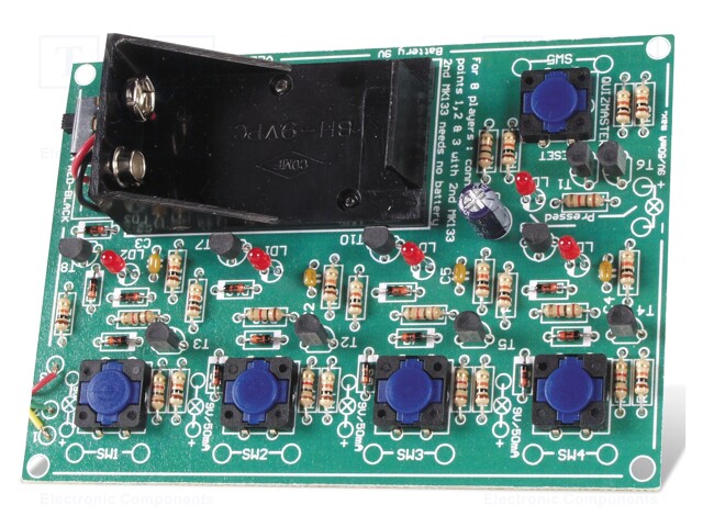 Quiz table; No.of diodes: 4; Features: for 4 players; red