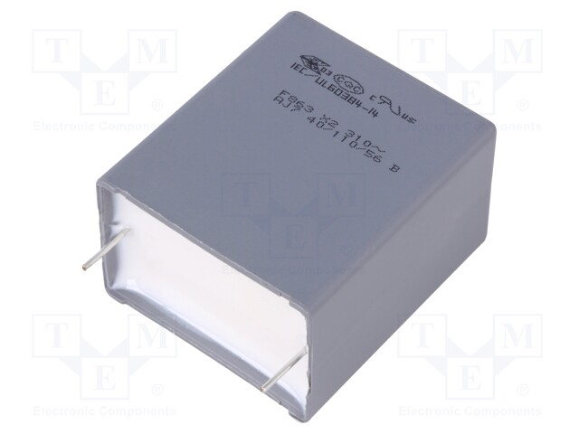 Capacitor: polypropylene; X2; 4.7uF; 27.5mm; ±10%; 32x37x22mm