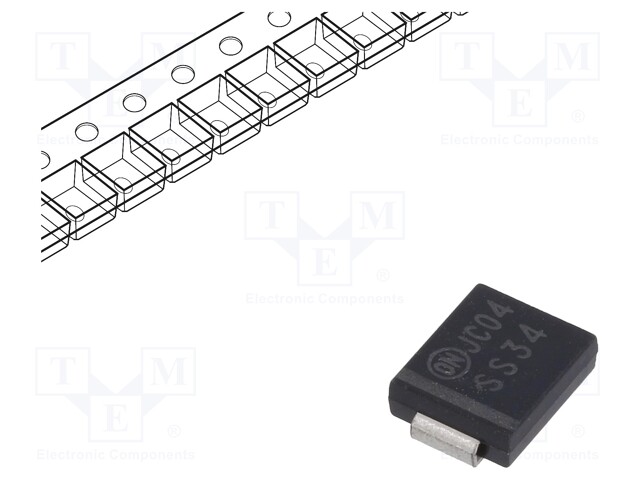 Diode: Schottky rectifying; SMD; 40V; 3A; Ufmax: 0.5V; SMC; 2.27W