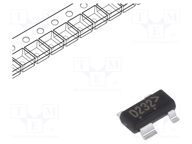 ESD Protection Device, 2-CH, 10 V, SOT-143, 4 Pins, 3.3 V, CM1213 Series