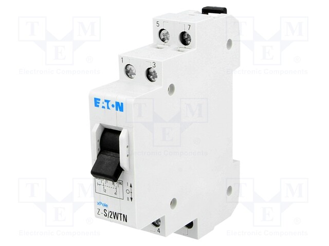 Module: toggle switch; 16A; Mounting: DIN; IP40; 230VAC