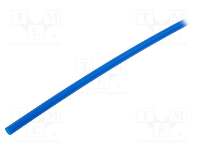 Heat shrink sleeve; 1.6mm; L: 1m; 2: 1; blue; Temp: -55÷125°C