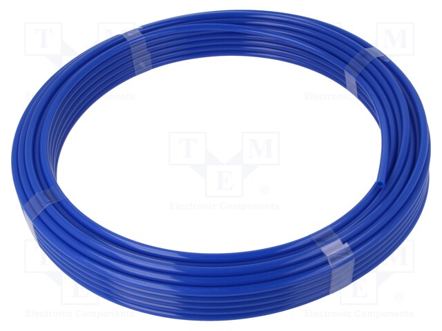 Pneumatic tubing; 9bar; L: 25m; polyetylene; blue