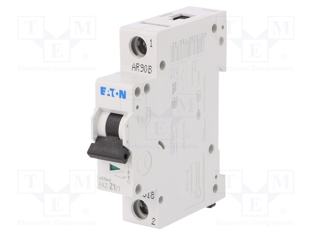 Circuit breaker; 230/400VAC; Inom: 1A; Poles: 1; DIN; Charact: Z