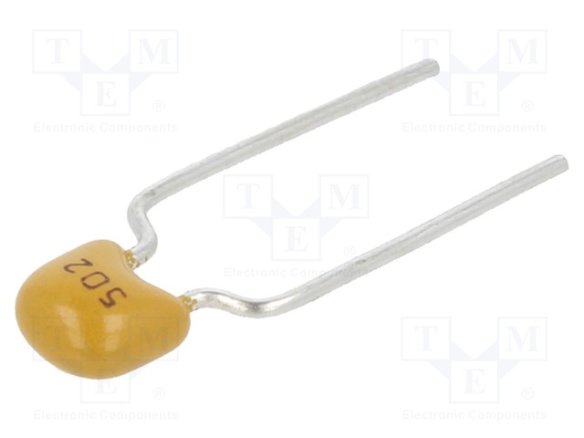 Capacitor: ceramic; 5nF; 50V; X7R; ±10%; THT; 5mm