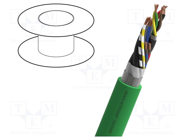 Wire: test lead cable; PVC; green; stranded; Cu,tinned; -15÷80°C