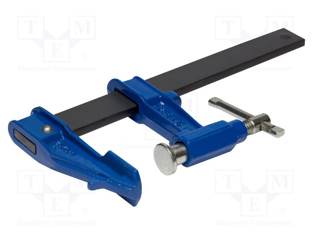 Parallel clamp; with thumbwheel; Grip capac: max.400mm; D: 90mm