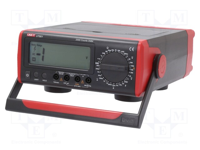 Benchtop multimeter; LCD (2000),with a backlit; -40÷1000°C