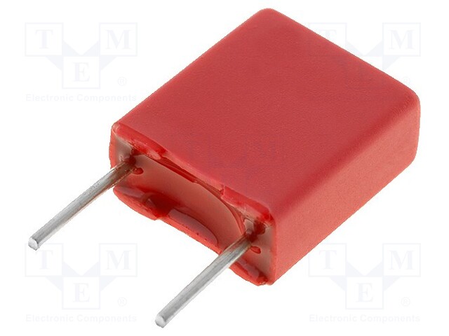 Capacitor: polyester; 1uF; 30VAC; 50VDC; Pitch: 5mm; ±10%; -55÷100°C