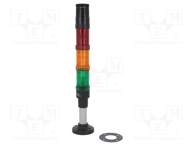 Signaller: signalling column; LED; red/orange/green; Usup: 230VAC