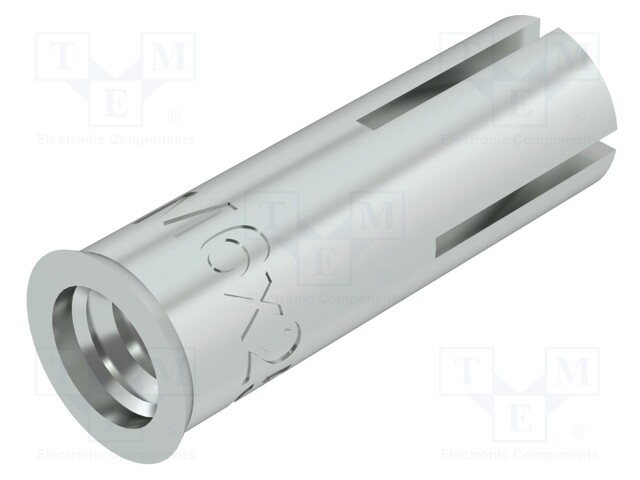 Steel; Protective element: assembly stud; Int.thread: M6