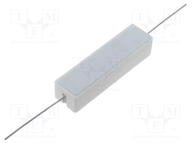 Resistor: wire-wound; cement; THT; 22Ω; 15W; ±5%; 12.5x12.5x49mm