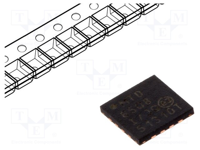 Driver; 3-phase motor controller; MOSFET; PWM; 750mA; 2÷5.5V