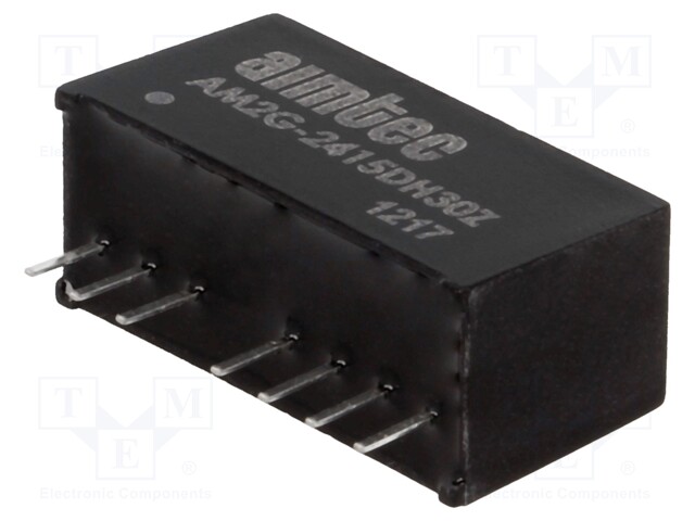 Converter: DC/DC; 2W; Uin: 18÷36V; Uout: 15VDC; Uout2: -15VDC; SIP8