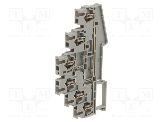 Splice terminal: rail; 0.08÷2.5mm2; spring clamp; Width: 5.2mm