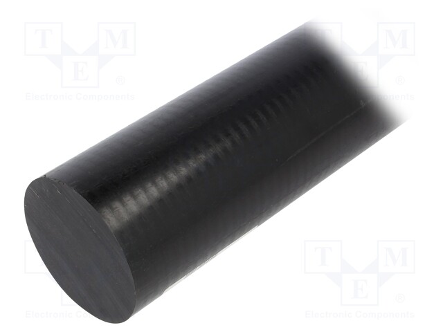 Mount.elem: rod; Ø: 16mm; L: 500mm; black; Length tolerance: 0; +1mm