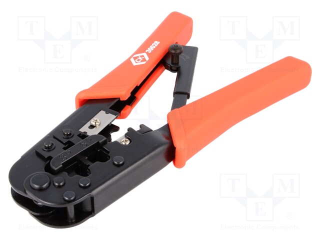 Tool: for RJ plug crimping