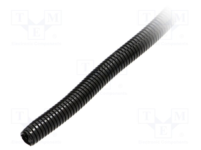 Conduit; ØBraid : 12.1mm; polyamide; black; Len: 50m; -40÷120°C