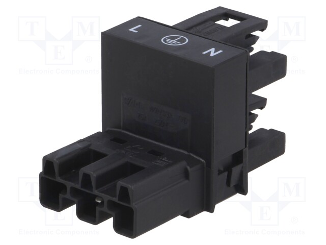 Transition: T adapter; male,female x2; 770,WINSTA; 25A; 250V; Y