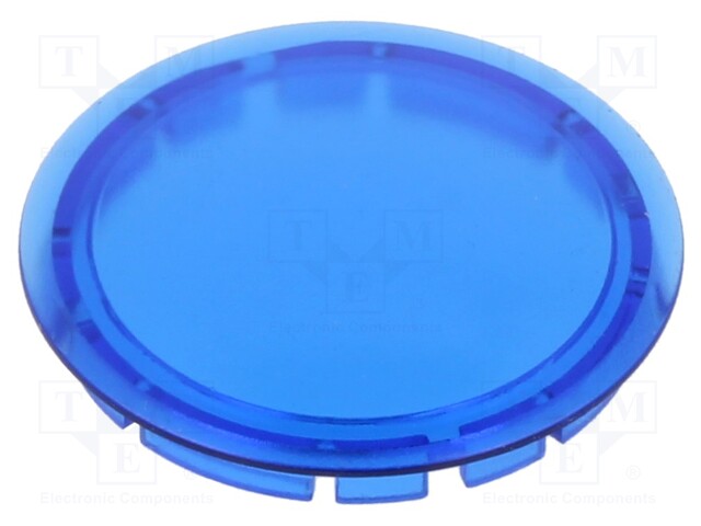 Actuator lens; lens color: blue