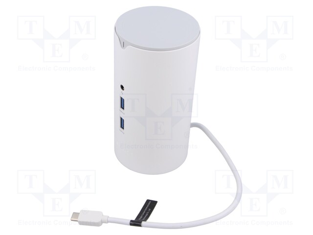 Hub USB; USB 3.0,USB 3.2; white; Number of ports: 12; 0.25m