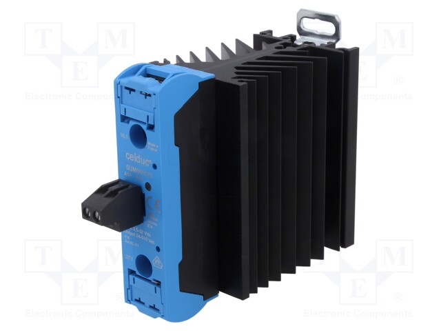 Relay: solid state; Ucntrl: 3.5÷32VDC; 45A; 24÷510VAC; DIN; IP20