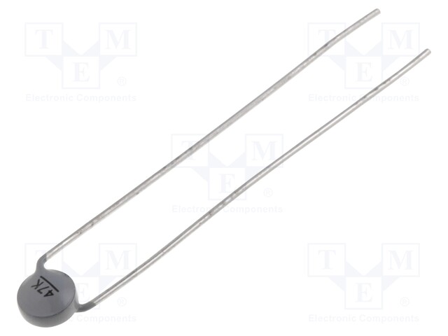 NTC thermistor; 47kΩ; THT; -55÷125°C; 450mW