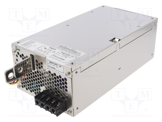 Power supply: industrial; single-channel,universal; 24VDC; 44A