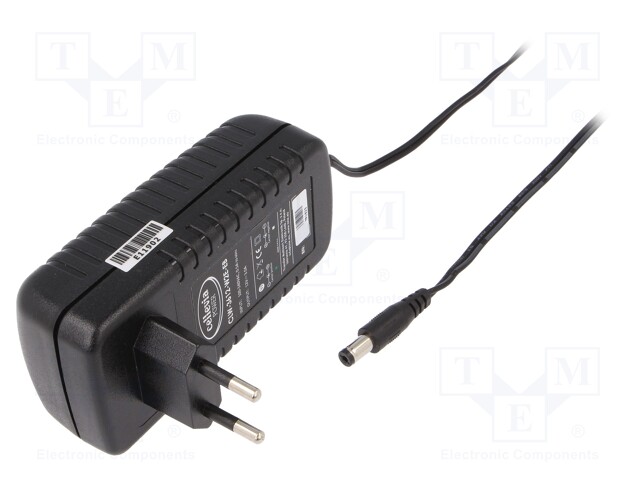 Power supply: switched-mode; 12VDC; 3A; Out: 5,5/2,1; 36W; Plug: EU