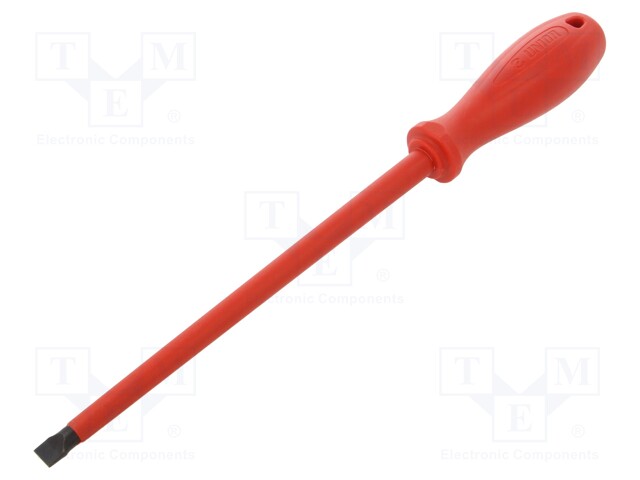 Screwdriver; insulated; slot; 1kVAC