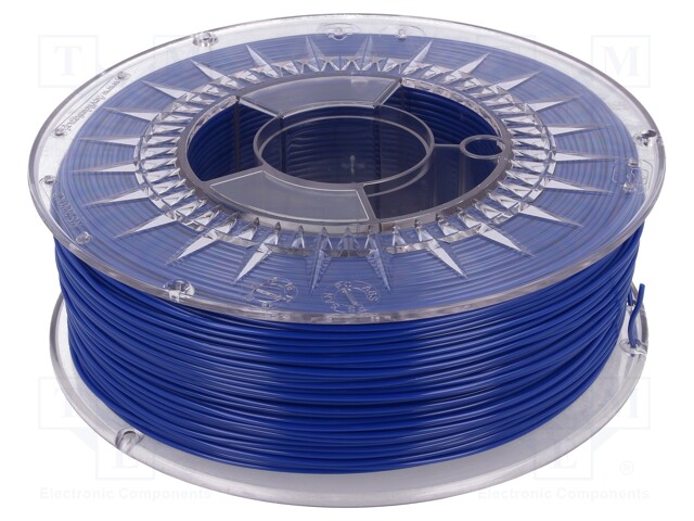 Filament: PET-G; 1.75mm; blue; 220÷250°C; 1kg; ±0,05mm