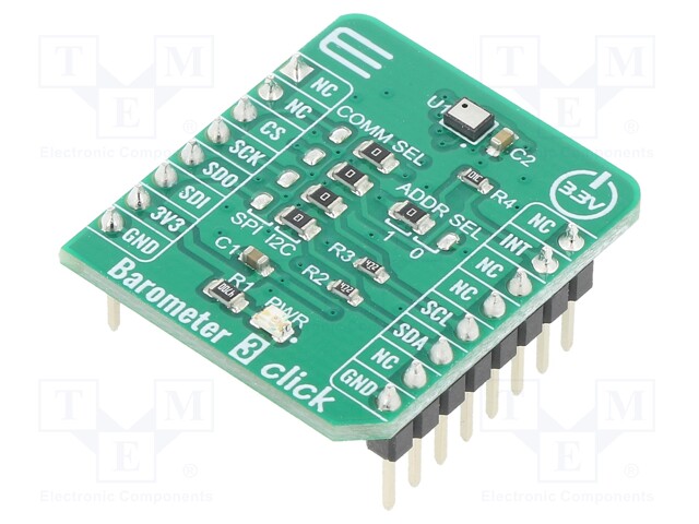 Click board; pressure sensor; GPIO,I2C,SPI; DPS368; 3.3VDC