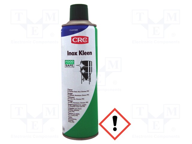 Cleaning agent; Inox Kleen; 0.5l; spray; can; white